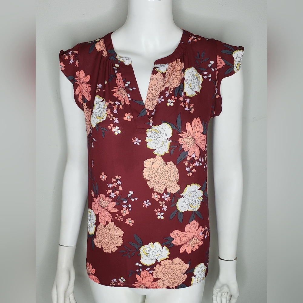 LOFT Floral Print Women's Top